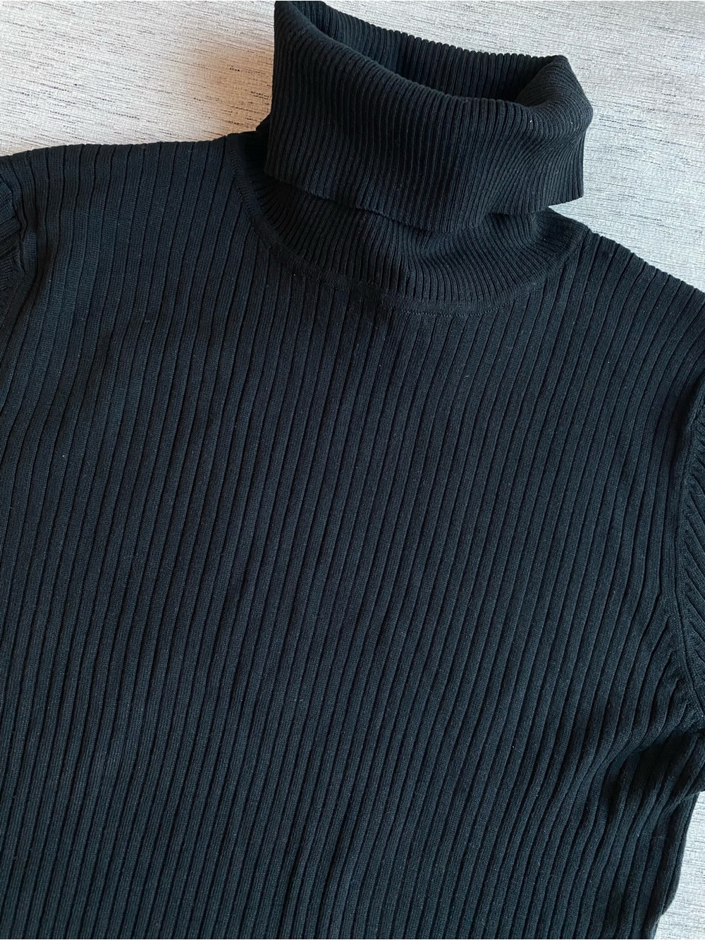 Chico's Women's Size 1 Black Silk Blend Turtleneck Long Sleeve Top NWT - Picture 10 of 14